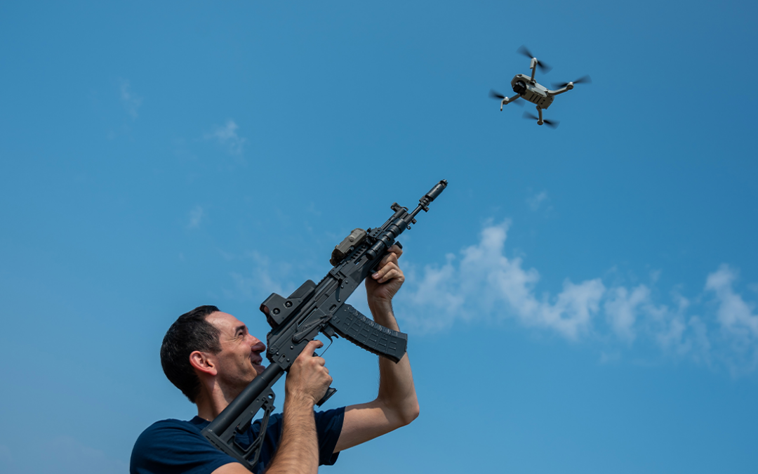can you shoot down a drone